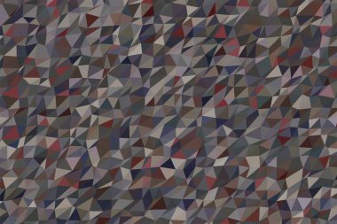 Soyut üçgen şerit geometrik desen, renkli ve sanatsal grafik tasarım, katalog, tekstil veya doku baskı ve arka plan için. Vektör çizim grafiği.