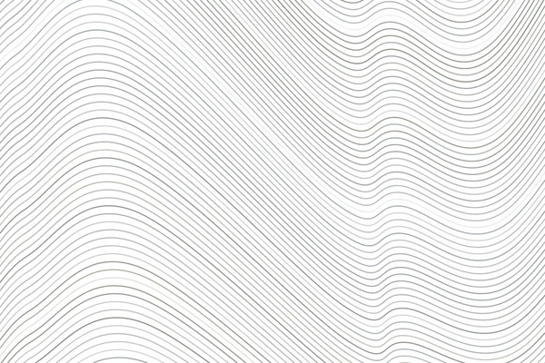Геометрическая Контурная Линия Фона Кривая Волновой Рисунок Дизайна Векторная Иллюстрация — стоковый вектор