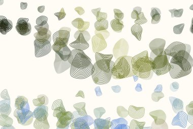 Yuvarlak şekiller ile soyut geometrik arka plan. Vektör çizim grafiği.