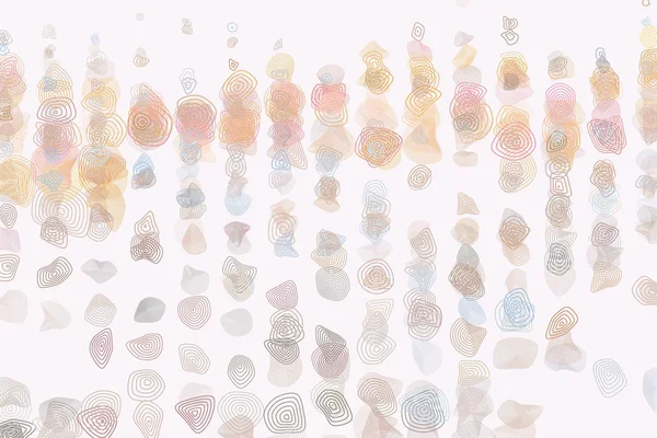 Soyut kavramsal geometrik yuvarlak şekiller. Web sayfası, grafik tasarım, katalog, doku veya arka plan için iyi. Vektör çizim grafiği.