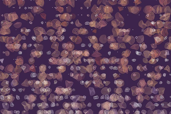 Soyut geometrik yuvarlak şekiller renkli. Web sayfası, duvar kağıdı, grafik tasarım, katalog, doku veya arka plan için iyi. Vektör çizim grafiği.