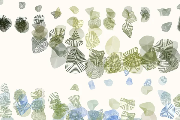 Yuvarlak şekiller ile soyut geometrik arka plan. Vektör çizim grafiği.