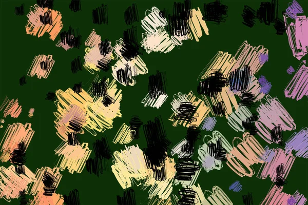 Illustrations Abstraites Lignes Crayon Stylo Croquis Conceptuel Bon Pour Fond — Image vectorielle