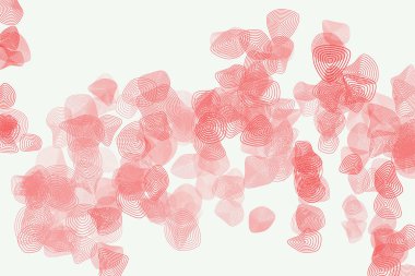 Tasarım için geometrik kavramsal arka plan yuvarlak şekiller. Vektör çizim grafiği.