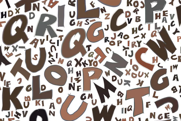 Абстрактные Цветные Буквы Художественные Графического Дизайна Каталоги Текстильная Текстурная Печать — стоковый вектор