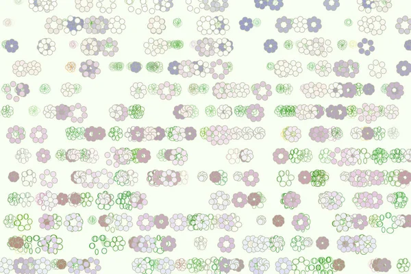 Cirklar Och Ellipser Abstrakta Geometriska Bakgrundsmönster Illustration Vektorgrafik — Stock vektor