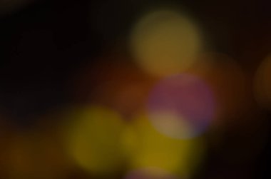 Şehir defocused gece lambası abstract, bokeh, renkli ve koyu arka plan bulanıklık.
