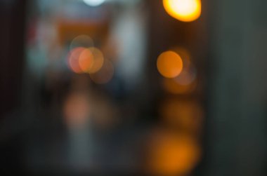 Şehir defocused gece lambası abstract, bokeh, renkli ve koyu arka plan bulanıklık.