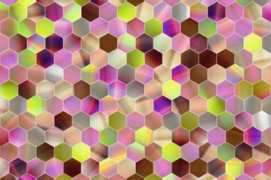 Altıgen şerit soyut, renkli desen doku, zemin veya arka plan.