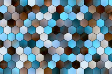 Renkli desen altıgen şerit illüstrasyonlar, iyi grafik tasarım, duvar kağıtları veya kitapçıklar için arka plan.