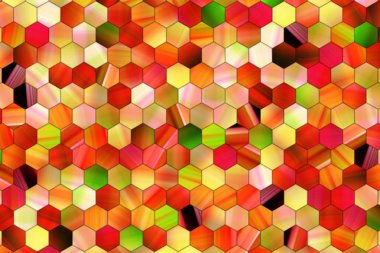 Altıgen şerit illüstrasyonlar. Web sayfası, duvar kağıdı, grafik tasarım, katalog, doku veya arka plan için iyi.