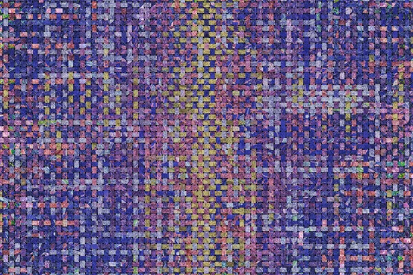 Dokuma hasır desen generatif sanat arka plan.