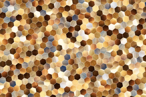 Zeshoek Strip Illustraties Achtergrondstructuur Abstracte Kleurrijke Patroon — Stockfoto