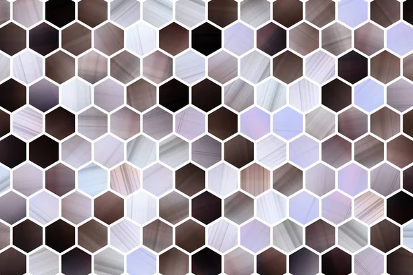 Sanatsal altıgen şerit renkli desen arka plan soyut.