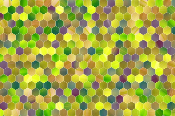 Hexagon Strip Illustrationer Bakgrundsstruktur Abstrakt Färgglada Mönster — Stockfoto
