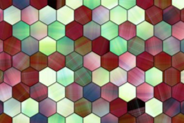 Arka plan veya zemin, altıgen şerit renkli desen, iyi tasarım doku için.