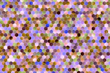 Altıgen şeridi ile arka plan.