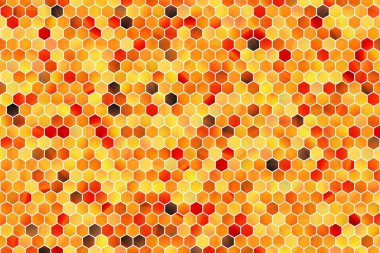 Dekoratif ve renkli desen altıgen şerit illüstrasyonlar. Tasarım doku ve arka plan için iyi.