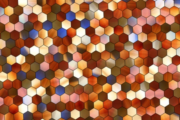 Zeshoek Strip Abstract Kleurrijke Patroon Textuur Achtergrond Achtergrond — Stockfoto