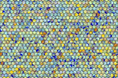 Altıgen şerit soyut, renkli desen doku, zemin veya arka plan.