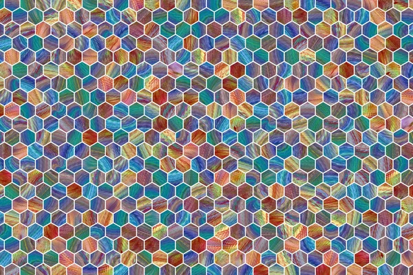 Абстрактный Фон Шестиугольной Полосой — стоковое фото
