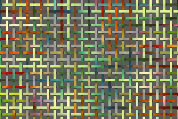 Geweven Mat Patroon Illustraties Abstract Rotan Achtergrondstructuur — Stockfoto