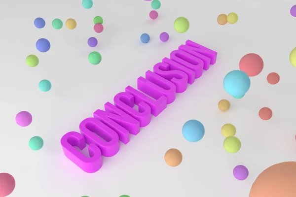 Conclusion Business Conceptual Colorful Rendered Words Good Web Page Wallpaper — Φωτογραφία Αρχείου