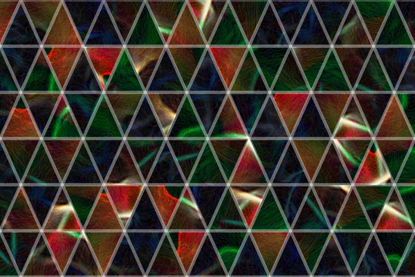 기하학적 개요의 삼각형 스트립 — 스톡 사진