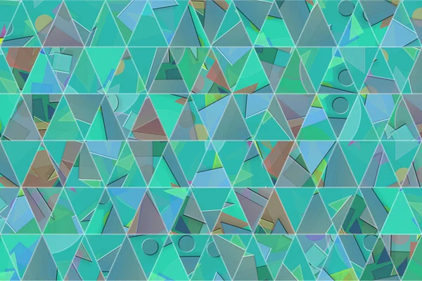 Abstract triangle strip generative art background.