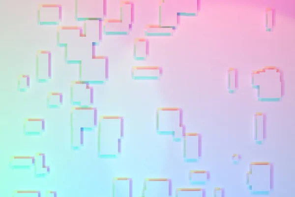 Retângulo Quadrado Liso Com Sombra Suave Para Página Web Papel — Fotografia de Stock