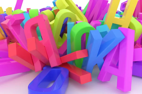 Cgi Typographie Gut Für Design Textur Oder Hintergrund Alphabet Buchstabe — Stockfoto