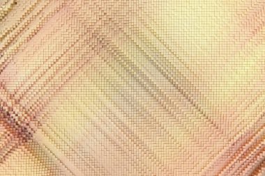 Şekil kompozisyon, blok, geometrik yapısı. Dekoratif, çizimler. Tasarım doku için arka plan. Renkli 3d render.