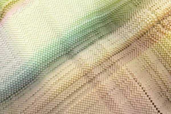 Formzusammensetzung Geometrische Strukturblöcke Für Design Textur Oder Hintergrund Farbenfrohe Darstellung — Stockfoto