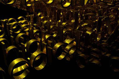 3D render. CGI tipografi koyu arka plan ile ilaç ile ilgili tasarım doku veya arka plan için anahtar kelimeler bulut.