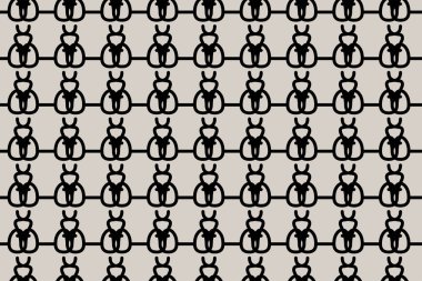 Arka plan ile karışık veya birden fazla şekil. Karikatür tarzı vektör.