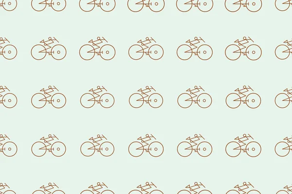 Esquema Conceptual Abstracto Dibujado Mano Bicicleta Bueno Para Página Web — Vector de stock