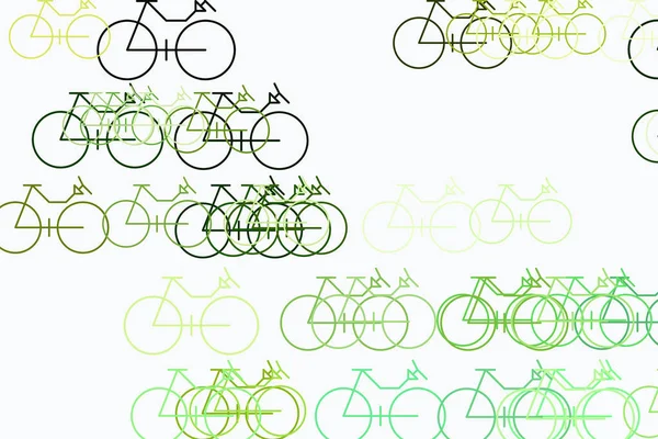 Абстрактные Иллюстрации Очертаний Велосипеда Концептуальные Хороший Фон Дизайна Вектор Стиля — стоковый вектор