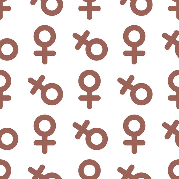 Nahtloses Zeichen Für Männlichen Oder Weiblichen Abstrakten Handgezeichneten Hintergrund Textur — Stockvektor