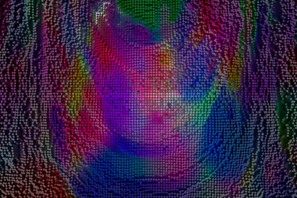 Πολύχρωμο Rendering Σχήμα Σύνθεση Μπλοκ Γεωμετρική Δομή Διακοσμητικά Εικονογραφήσεις Για — Φωτογραφία Αρχείου