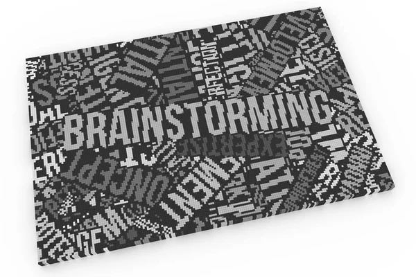 Anahtar Sözcük Beyin Fırtınası Veya Finans Grafik Tasarım Duvar Kağıtları — Stok fotoğraf