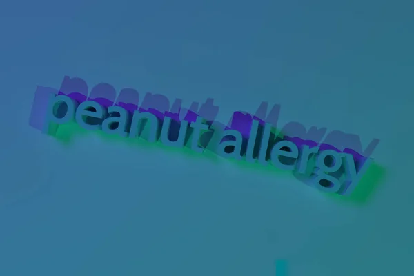 Алергія Арахіс Ключові Слова Cgi Типографія Веб Сторінки Шпалер Графічного — стокове фото