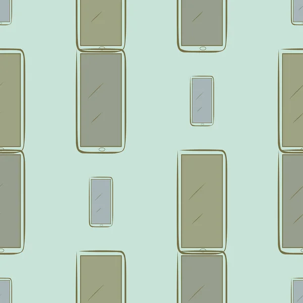 Nahtlose Abstrakte Handy Oder Mobiltelefon Für Webseite Hintergrundbild Grafikdesign Katalog — Stockvektor