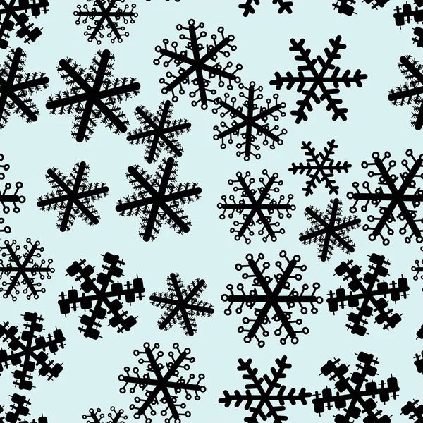 Nahtlose Textur Hintergrund Von Hand Gezeichnet Abstrakte Nahaufnahme Von Schnee — Stockvektor