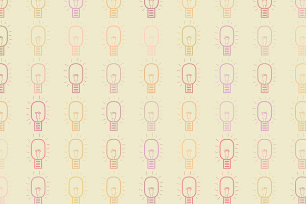 Abstract bulb. For web page, wallpaper, graphic design, catalog, texture or background. Vector artwork.