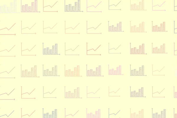Abstraktní Pozadí Finančním Graf Vektorové Grafiky — Stockový vektor
