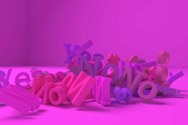 Rendering Cgi Typografi Inga Sökord Moln För Design Textur Eller — Stockfoto