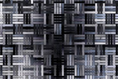 Soyut kavramsal rattan dokuma mat. Web sayfası, grafik tasarım, katalog, doku veya arka plan için.