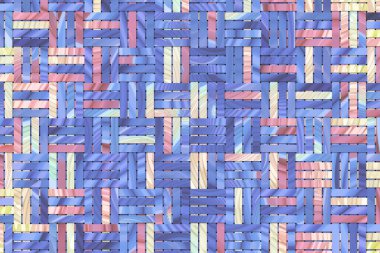 Dokuma hasır generatif sanat arka plan.