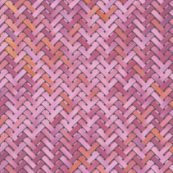 Artistic Woven Mat Rattan Virtual Geometric Pattern Background Abstract — Stock Photo, Image