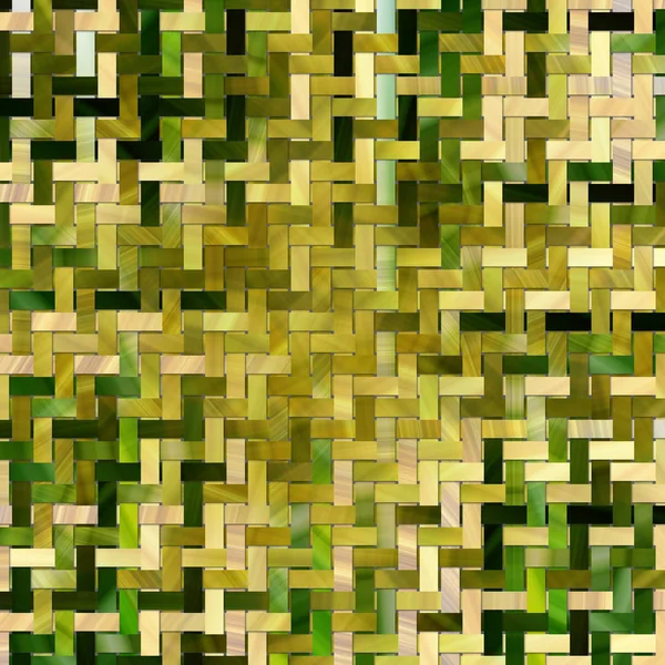 Abstract Background Woven Mat Rattan Virtual Geometric Pattern — Stock Photo, Image